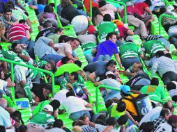El pasado 20 de agosto, el Estadio Corona de Torreón, Coahuila, fue suspendido un partido de futbol por una balacera. EL UNIVERSAL  /