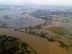 La Segob declaró desastre natural para ocho municipios de Tabasco, entre ellos Emiliano Zapata, en la imagen. EL UNIVERSAL  /