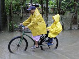 El sistema de baja presión se ubicaba este viernes en el extremo noreste de Nicaragua, Honduras y el Caribe. AFP  /