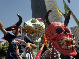 Este día se realizará la premiación de las obras ganadoras del V Desfile y Concurso de Alebrijes Monumentales. AFP  /