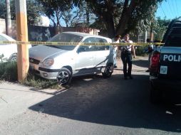 La mujer fue hallada a bordo de un vehículo tipo Atos en color plata.  /