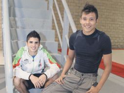 Iván García y Germán Sánchez, dos tapatíos con esperanza de colgarse una medalla.  /