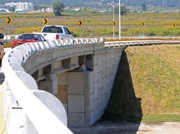 El también llamado Eje B requirió un cambio de nivel de 21 metros en los carriles centrales.  /