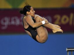 Con tan sólo unos meses de entrenamiento, Tatiana Ortiz descolla en Guadalajara 2011. EFE  /