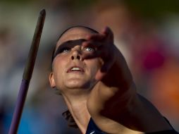 Alicia Deshasier se coronó en la disciplina. AFP  /