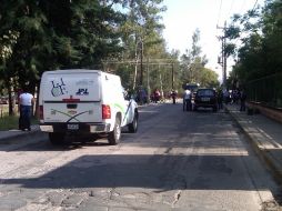 El cuerpo del hombre fue llevado a la morgue de la Zona Metropolitana de Guadalajara.  /
