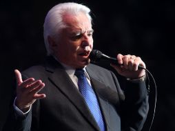 Enrique Guzmán calificó al público tapatío como uno de los más entregados.  /