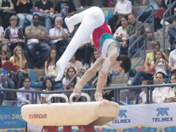 La rutina de Daniel Corral fue calificada de impecable por algunos observadores. Hoy compite de nuevo. AP  /