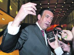 El líder nacional del PRI, Humberto Moreira, dijo que le satisface que se cumpla la ley al detener al ex funcionario. EL UNIVERSAL  /