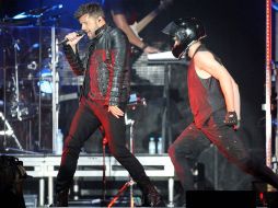 Ricky Martin llevó su espectáculo MAS a miles de poblanos.  /