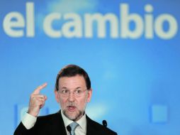 Mariano Rajoy llegaría a la Presidencia en su tercer intento. AFP  /