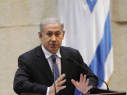 El gobierno de EU criticó las medidas del primer ministro israelí Benjamín Netanyahu , sobre Palestina. AP  /
