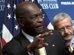 La campaña electoral de Cain ha sido empañada por las denuncias de abuso sexual de dos meseras que trabajaron para él. AFP  /