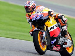 Casey Stoner marcó el ritmo a sus rivales en el circuito ''Ricardo Tormo''. AFP  /