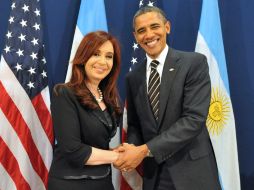 Obama y la mandataria argentina relanzaron la relación bilateral entre sus dos países, enfriada en los últimos meses. EFE  /