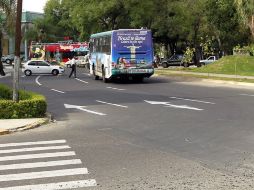 Por el trayecto por el circuito para los automovilistas que proceden de Aurelio Aceves es continuar por esta calle. ARCHIVO  /