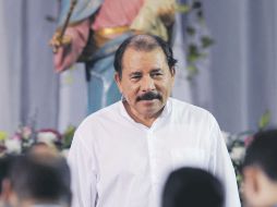 El mandatario izquierdista, Daniel Ortega, representa al Frente Sandinista de Liberación Nacional. AFP  /