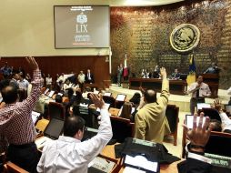 La propuesta del Ejecutivo sobre la distribución del gasto para el próximo año en la entidad, podría ser nuevamente vetado. ARCHIVO  /