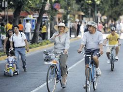Ayer, la Vía RecreActiva fue captada en video por el estadounidense Clarence Eckerson.  /