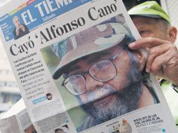 Los periódicos colombianos mantienen en primera plana la caída del líder de las FARC. AFP  /