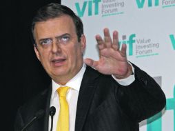 El jefe de Gobierno del Distrito Federal partició en el Value Investing Forum 2011. NTX  /