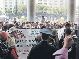 La radicalización de la Coordinadora es lo que le hace daño al país, según el Ejecutivo federal. EL UNIVERSAL  /
