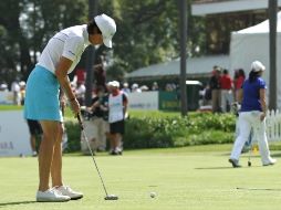 Juli Inkster inicia con un ritmo tranquilo.  /