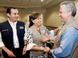 Cordero, Vázquez y Creel, aspirantes a la candidatura presidencial del PAN, participarán en tres encuentros. EL UNIVERSAL  /