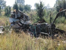 Las investigaciones de la SCT apuntan a que la caída del helicóptero se debió a un accidente . EL UNIVERSAL  /