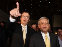 Ambos aspirantes aseguraron en distintas ocasiones que respetarán los resultados. NOTIMEX  /