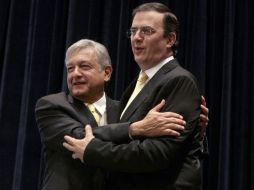 Andrés Manuel López Obrador reconoció la gestión de Marcelo Ebrard y dijo que espera contar con su apoyo y trabajar a su lado. REUTERS  /