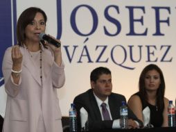 La panista, Josefina Vazquez Mota dijo que el IFE no puede permitir que haya 'Juanitos' en las elecciones presidenciales.  /