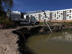 El pasado 9 de noviembre la Villa Panamericana volvió a descargar aguas negras a cielo abierto. ARCHIVO  /