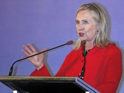 La secretaria de Estado de EU, Hillary Clinton dijo que es clave que la Liga Árabe medie, así como Turquía. AP  /