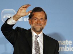 El vencedor en las elecciones en España por el PP, Mariano Rajoy dijo que hay que recuperar el orgullo de ser españoles. REUTERS  /