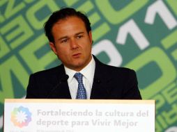De la Garza recalcó que el Premio Nacional de Deportes se entregó este año por los JP 2011,para evitar las confusiones. MEXSPORT  /