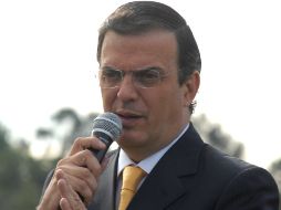 Ebrard buscará la candidatura presidencial en 2018. ARCHIVO  /