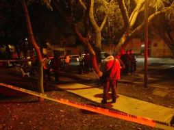 El cuerpo fue encontrado en el parque Girasol, en Zapopan.  /