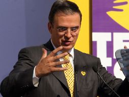 Ebrard dijo que la izquierda en el DF ha hecho en 14 años lo que otros no han podido hacer en 80. EL UNIVERSAL  /