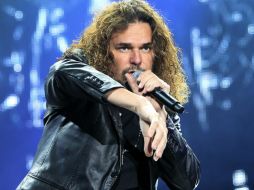 El cantante mexicano Fher Olvera y su banda Mana se presentaron en Chile. EFE  /