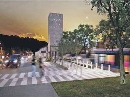 Las estaciones tienen diseños de autor, según la Dirección de Planeación y Ordenamiento Territorial de Zapopan. ESPECIAL  /