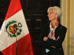 Lagarde comenzó su gestión al frente del FMI el 5 de julio pasado por un periodo de cinco años. EFE  /