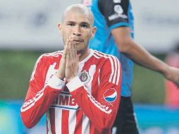 El mediocampista Jorge Enríquez es de los pocos jugadores que señaló Vergara con buen desempeño en los cuartos de final. MEXSPORT  /