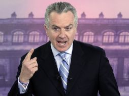 Creel Miranda dijo en rueda de prensa que la denuncia no cuenta con fundamento legal. ARCHIVO  /