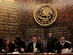 Sesión de hoy del Congreso. El pleno avaló fincar cargos a la cuenta pública de Tlajomulco.  /