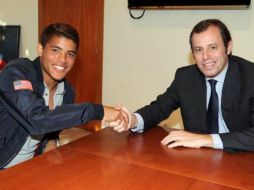 El centrocampista confía en que llegará su oportunidad con el primer equipo porque es ''un luchador nato''. FCBARCELONA  /