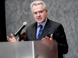 'El pleito no da el triunfo ni da votos' dice el aspirante presidencial Santiago Creel. NOTIMEX  /