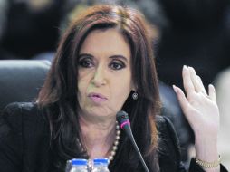 La mandataria argentina tendrá un gran reto en la negociación del aumento salarial del próximo año. AP  /