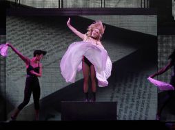 Al final del concierto se entonaron las 'Mañanitas' pues el viernes pasado Britney Spears cumplió 30 años. AP  /