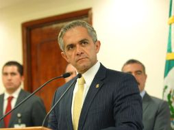 Miguel Ángel Mancera Espinosa quiere contender por la Jefatura del Gobierno del Distrito Federal. ARCHIVO  /